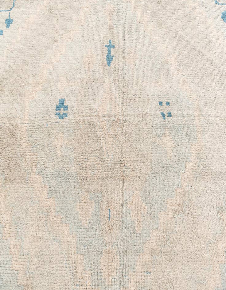Detail image of 7' 9 x 10' 3 Hand Knotted Oushak Wool Rug