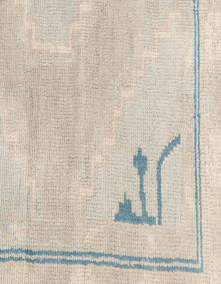 Detail image of 7' 9 x 10' 3 Hand Knotted Oushak Wool Rug