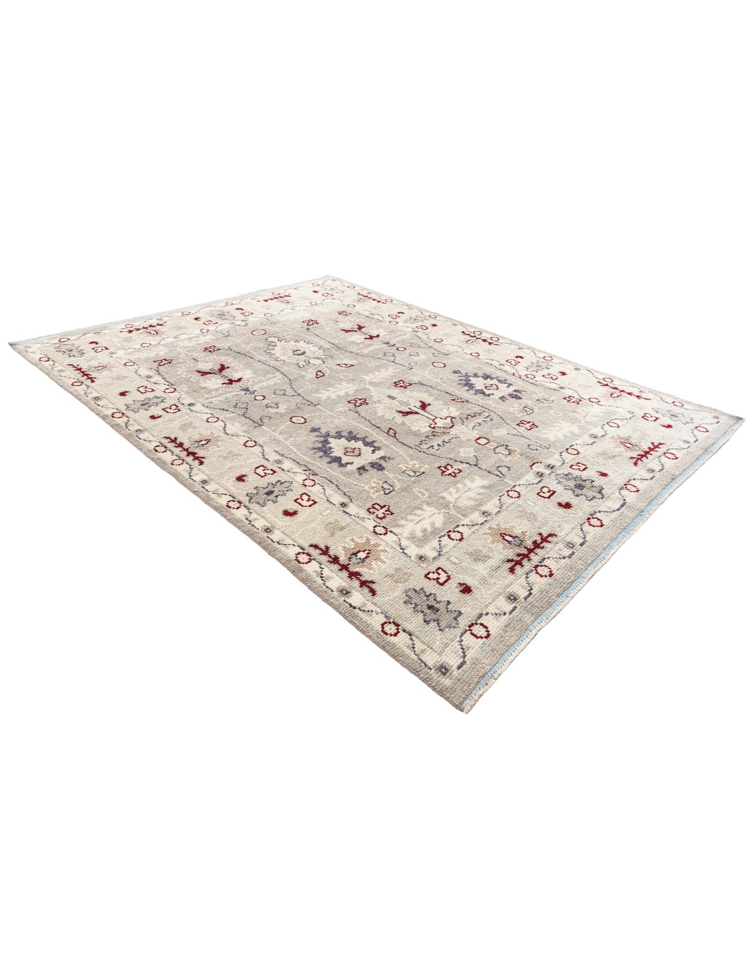 7' 10 x 10' 3 Hand Knotted Oushak Wool Rug