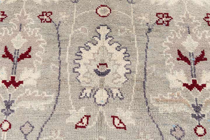 7' 10 x 10' 3 Hand Knotted Oushak Wool Rug