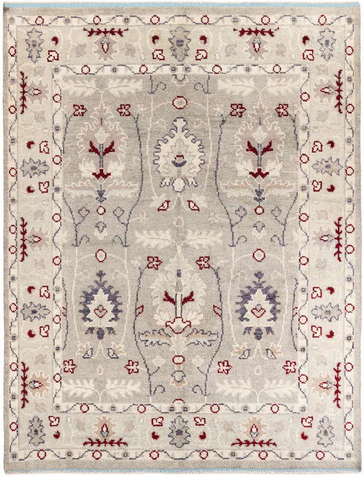 7' 10 x 10' 3 Hand Knotted Oushak Wool Rug