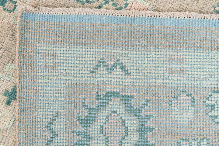 8' 6 x 12' 4 Hand Knotted Oushak Wool Rug