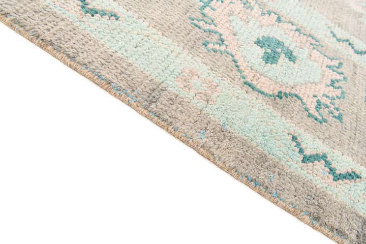 8' 6 x 12' 4 Hand Knotted Oushak Wool Rug