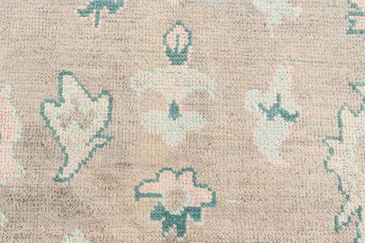 8' 6 x 12' 4 Hand Knotted Oushak Wool Rug