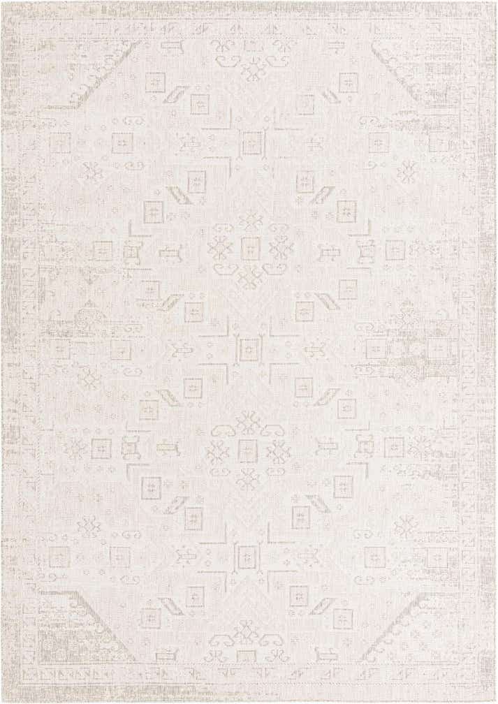 10' x 14' Easy-Clean Aztec Indoor / Outdoor Rug