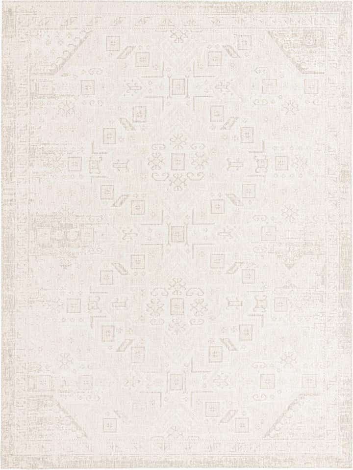 10' x 13' Easy-Clean Aztec Indoor / Outdoor Rug