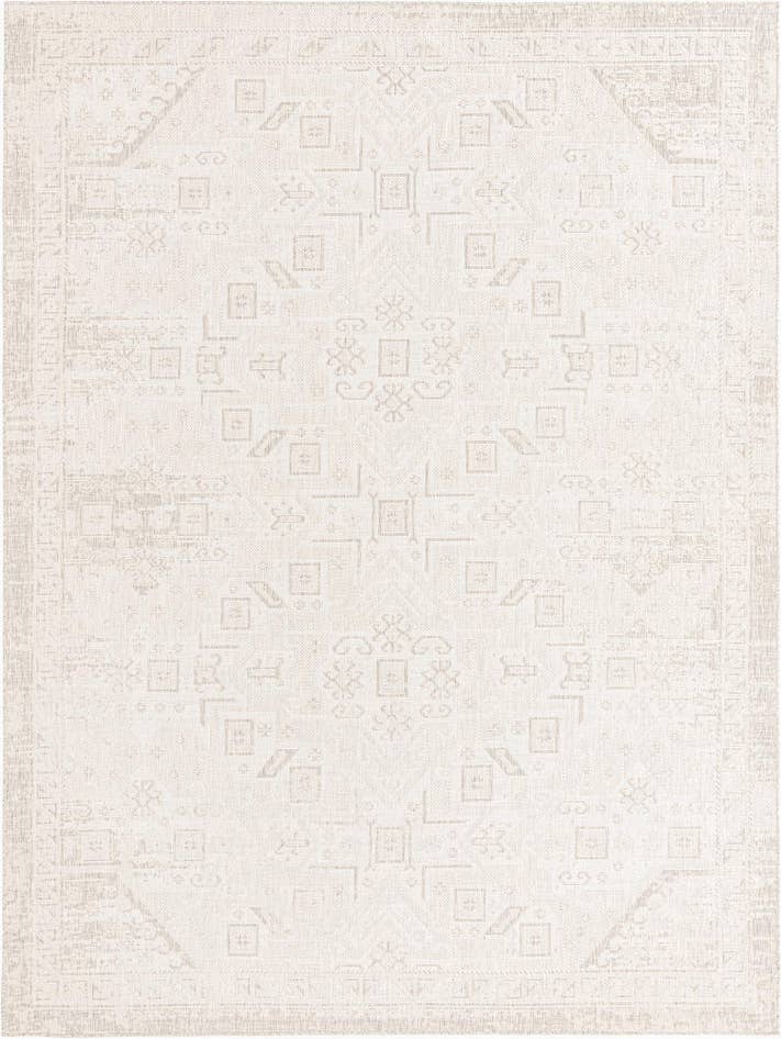 Detail image of 10' x 13' Easy-Clean Aztec Indoor / Outdoor Rug