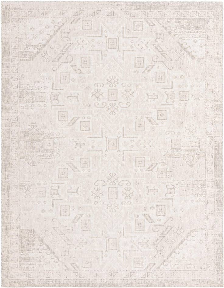 Detail image of 9' x 12' Easy-Clean Aztec Indoor / Outdoor Rug