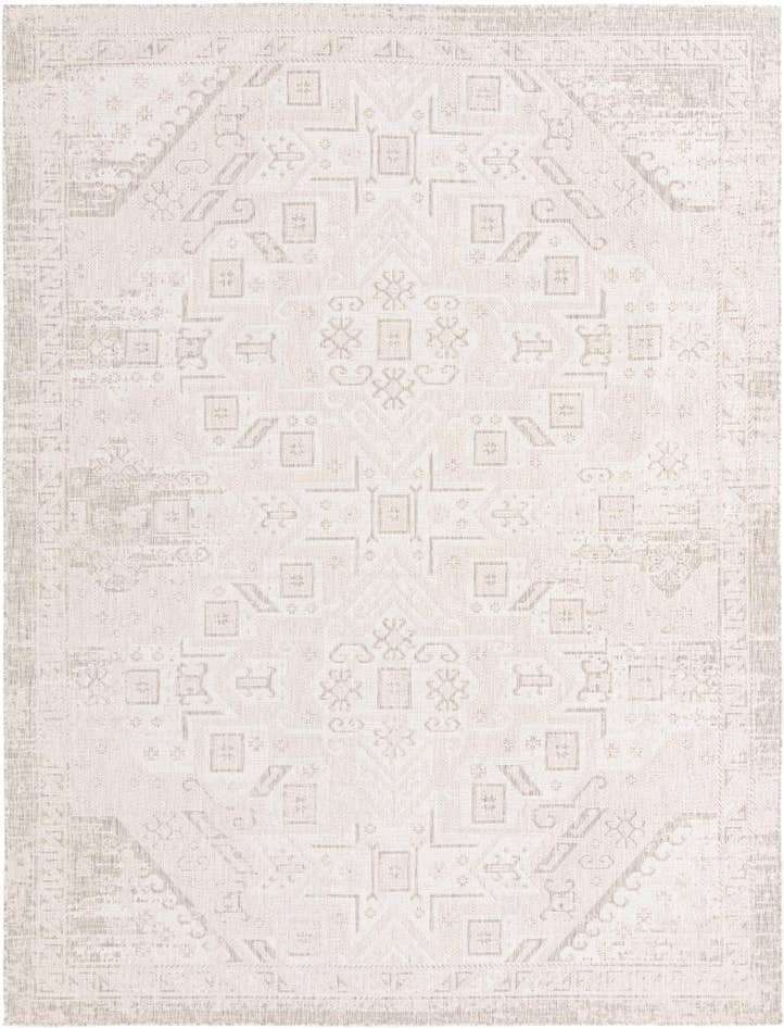 Detail image of 9' x 12' Easy-Clean Aztec Indoor / Outdoor Rug