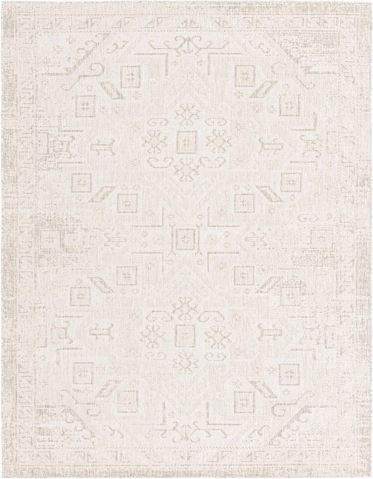 Detail image of 7' x 10' Easy-Clean Aztec Indoor / Outdoor Rug