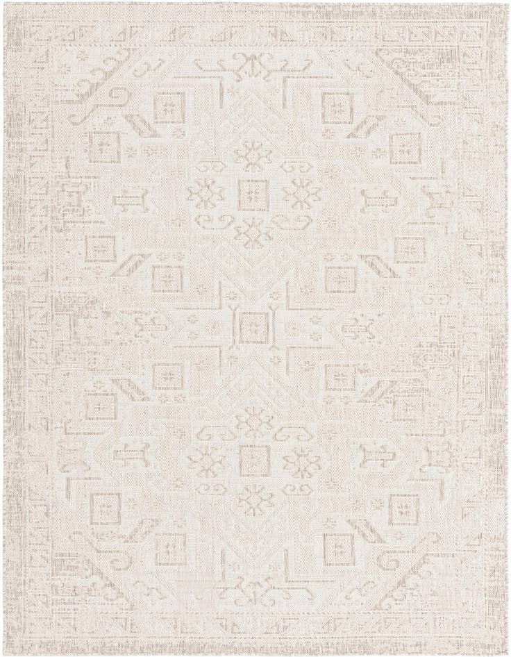 Detail image of 6' x 9' Easy-Clean Aztec Indoor / Outdoor Rug
