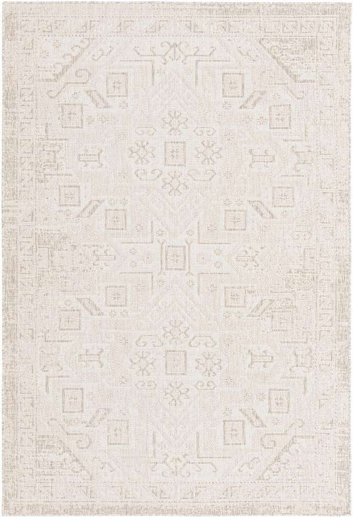 6' x 9' Easy-Clean Aztec Indoor / Outdoor Rug