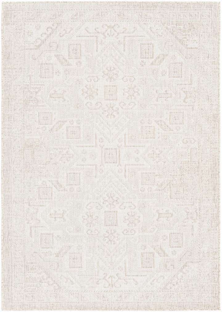 5' 3 x 8' Easy-Clean Aztec Indoor / Outdoor Rug
