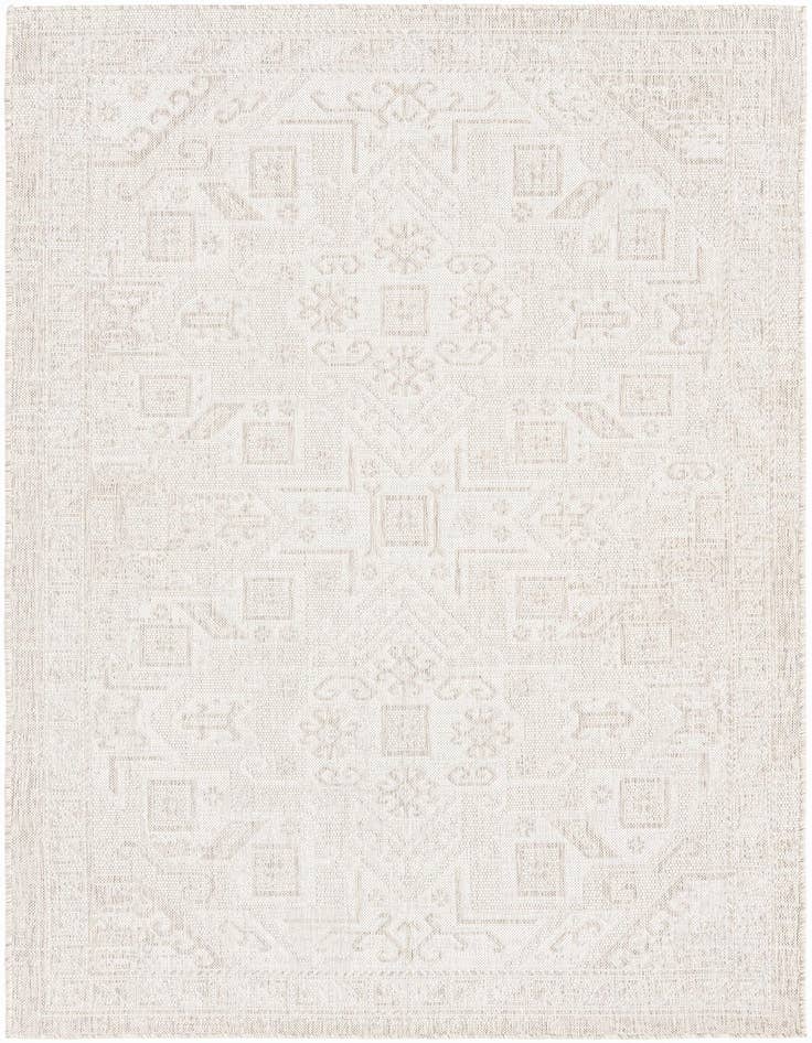 Detail image of 5' 3 x 8' Easy-Clean Aztec Indoor / Outdoor Rug