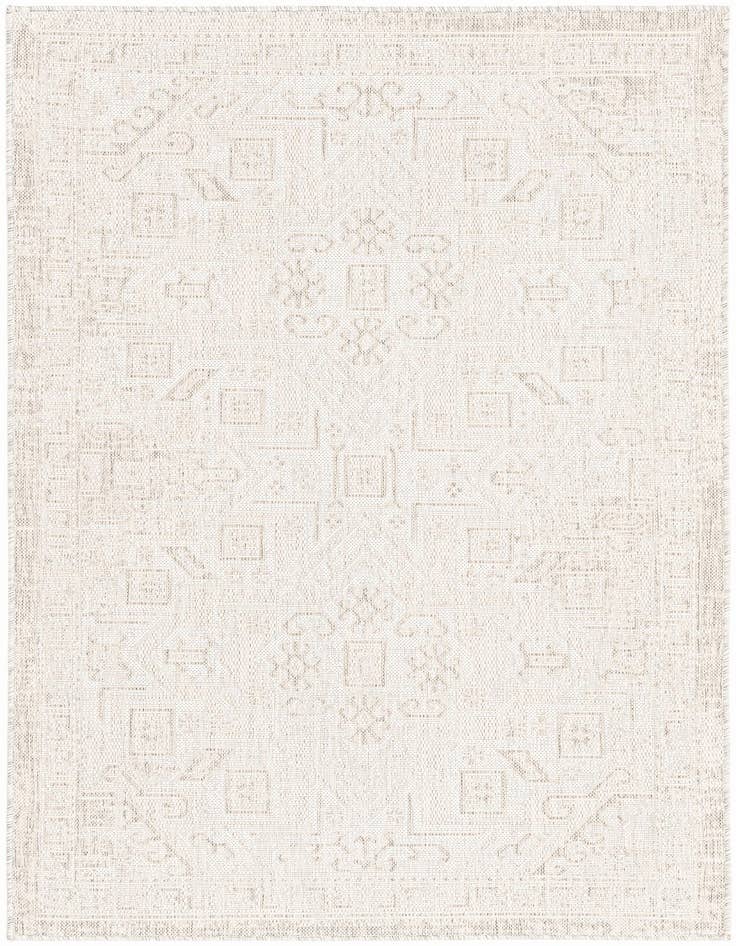 Detail image of 4' x 6' Easy-Clean Aztec Indoor / Outdoor Rug