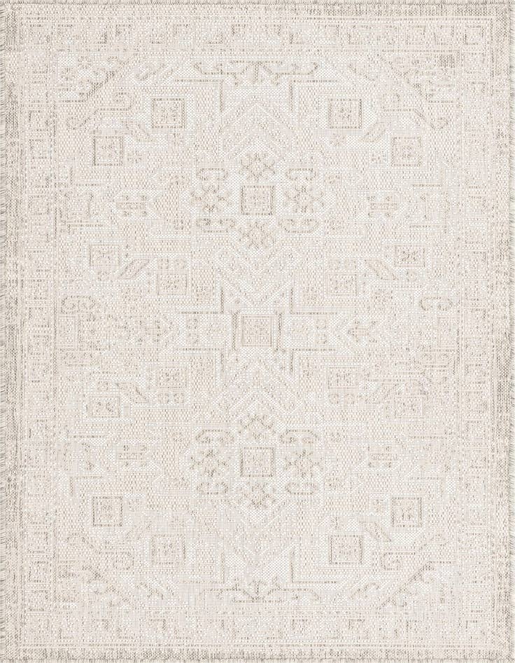 Detail image of 3' x 5' 3 Easy-Clean Aztec Indoor / Outdoor Rug