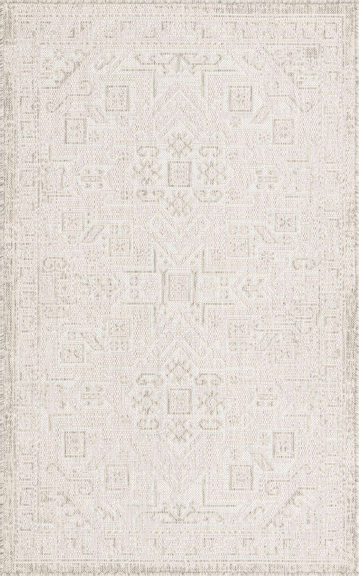 3' x 5' 3 Easy-Clean Aztec Indoor / Outdoor Rug