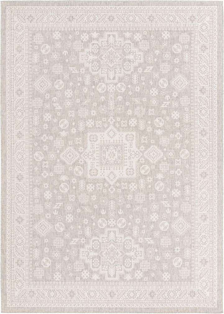 10' x 14' Easy-Clean Aztec Indoor / Outdoor Rug