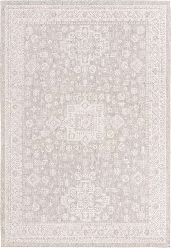 10' x 14' Easy-Clean Aztec Indoor / Outdoor Rug