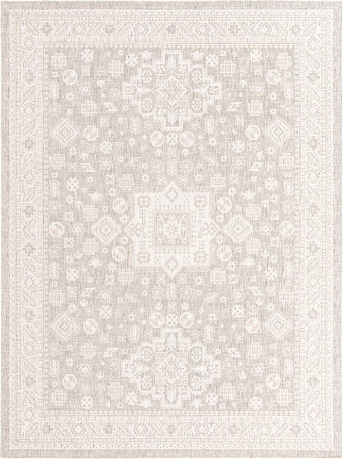 Detail image of 10' x 13' Easy-Clean Aztec Indoor / Outdoor Rug