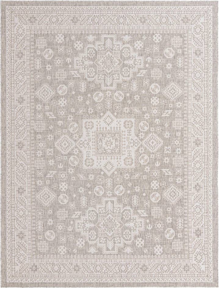 Detail image of 9' x 12' Easy-Clean Aztec Indoor / Outdoor Rug