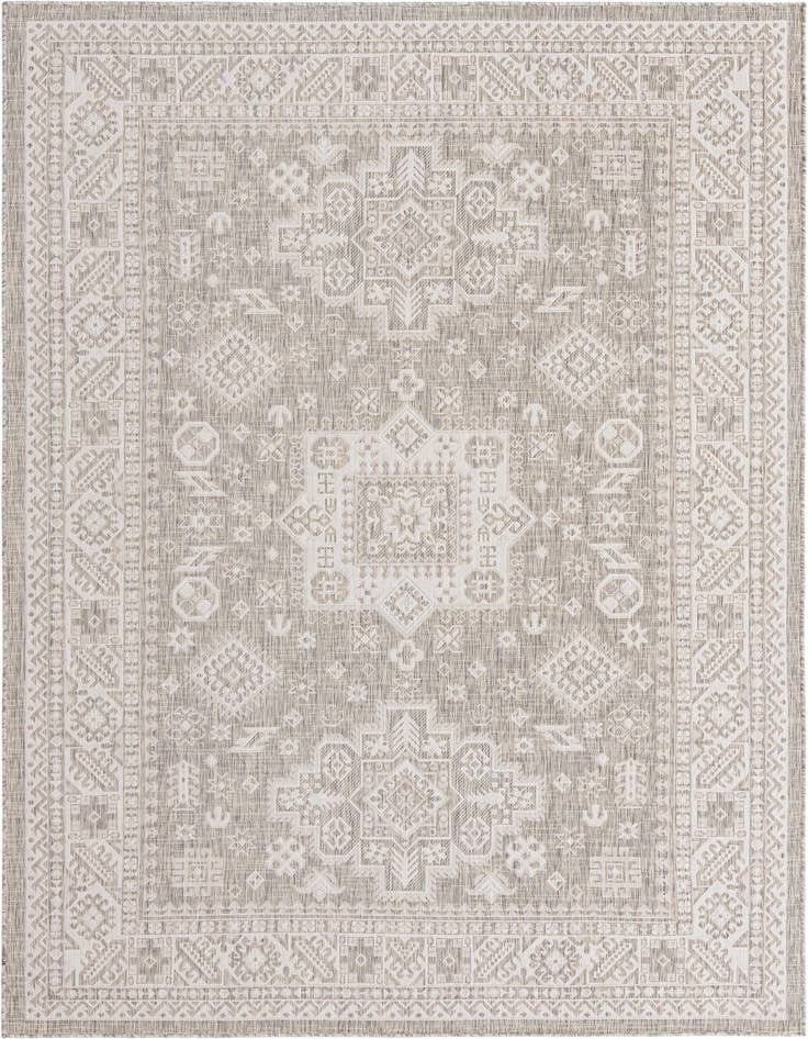 Detail image of 7' x 10' Easy-Clean Aztec Indoor / Outdoor Rug
