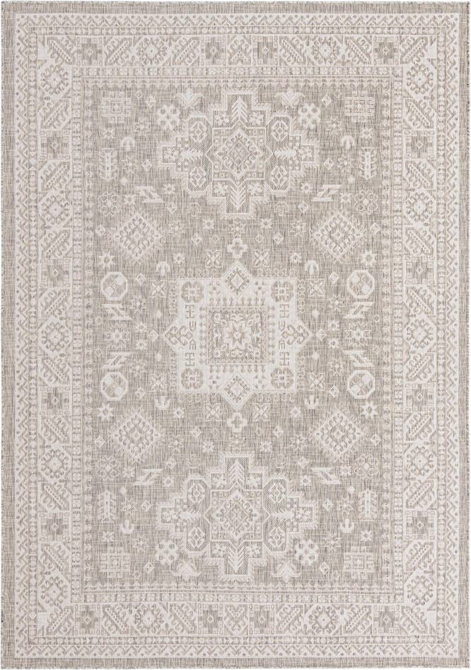 Detail image of 7' x 10' Easy-Clean Aztec Indoor / Outdoor Rug