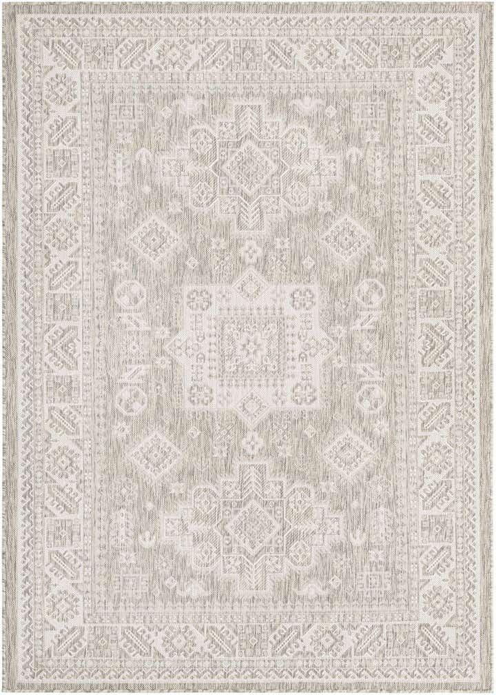 5' 3 x 8' Easy-Clean Aztec Indoor / Outdoor Rug