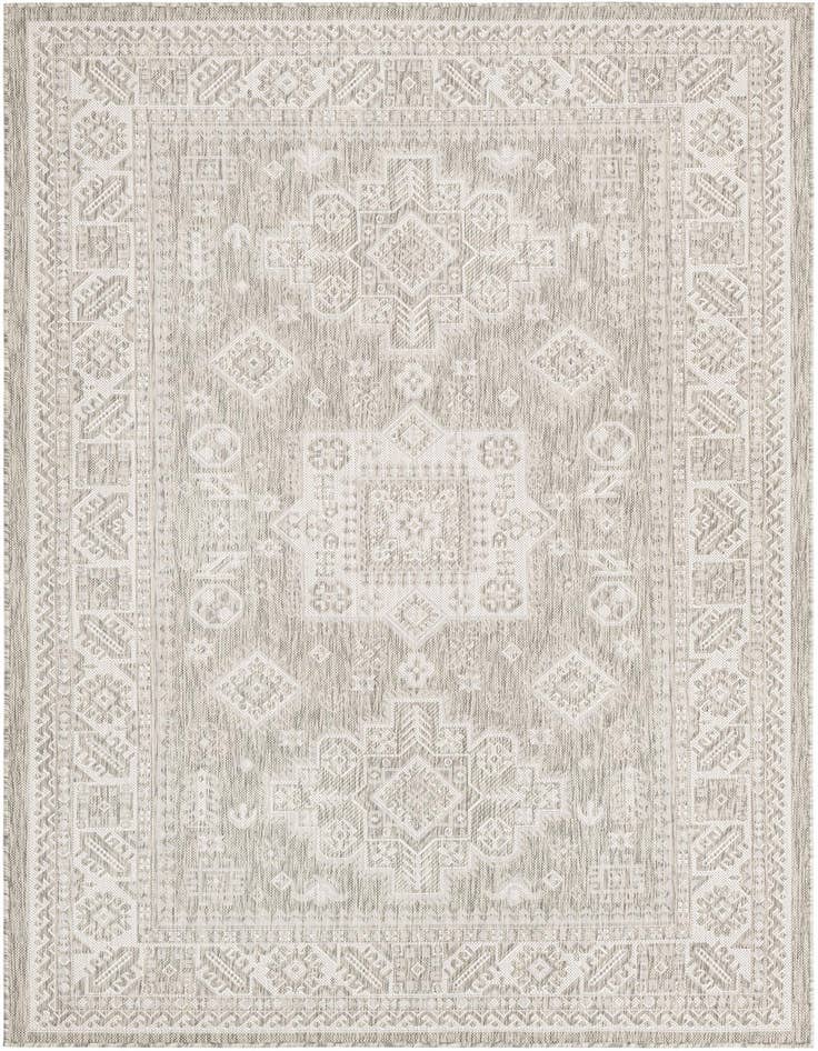 Detail image of 5' 3 x 8' Easy-Clean Aztec Indoor / Outdoor Rug