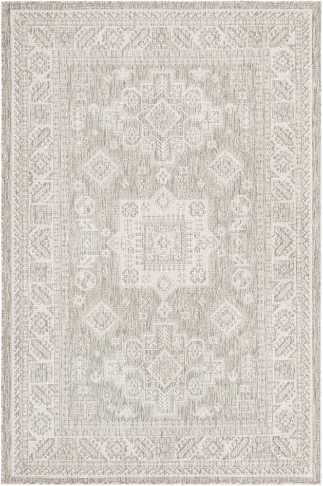 Detail image of 5' 3 x 8' Easy-Clean Aztec Indoor / Outdoor Rug