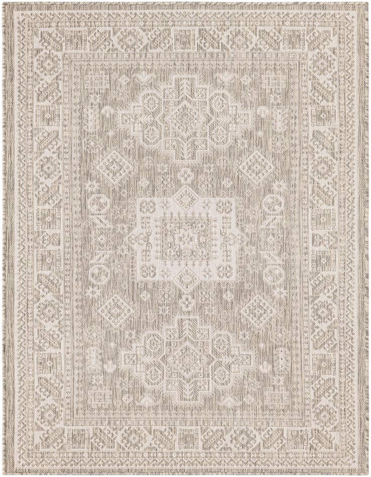 Detail image of 4' x 6' Easy-Clean Aztec Indoor / Outdoor Rug