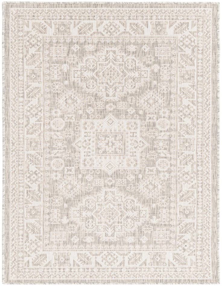 Detail image of 3' x 5' 3 Easy-Clean Aztec Indoor / Outdoor Rug