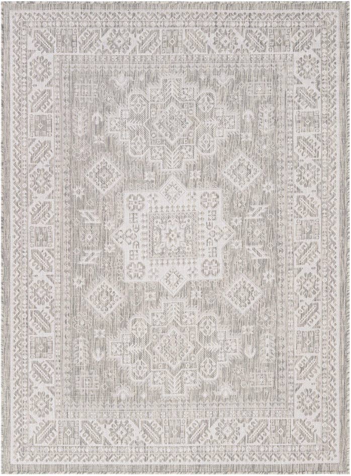 Detail image of 5' 3 x 7' Easy-Clean Aztec Indoor / Outdoor Rug