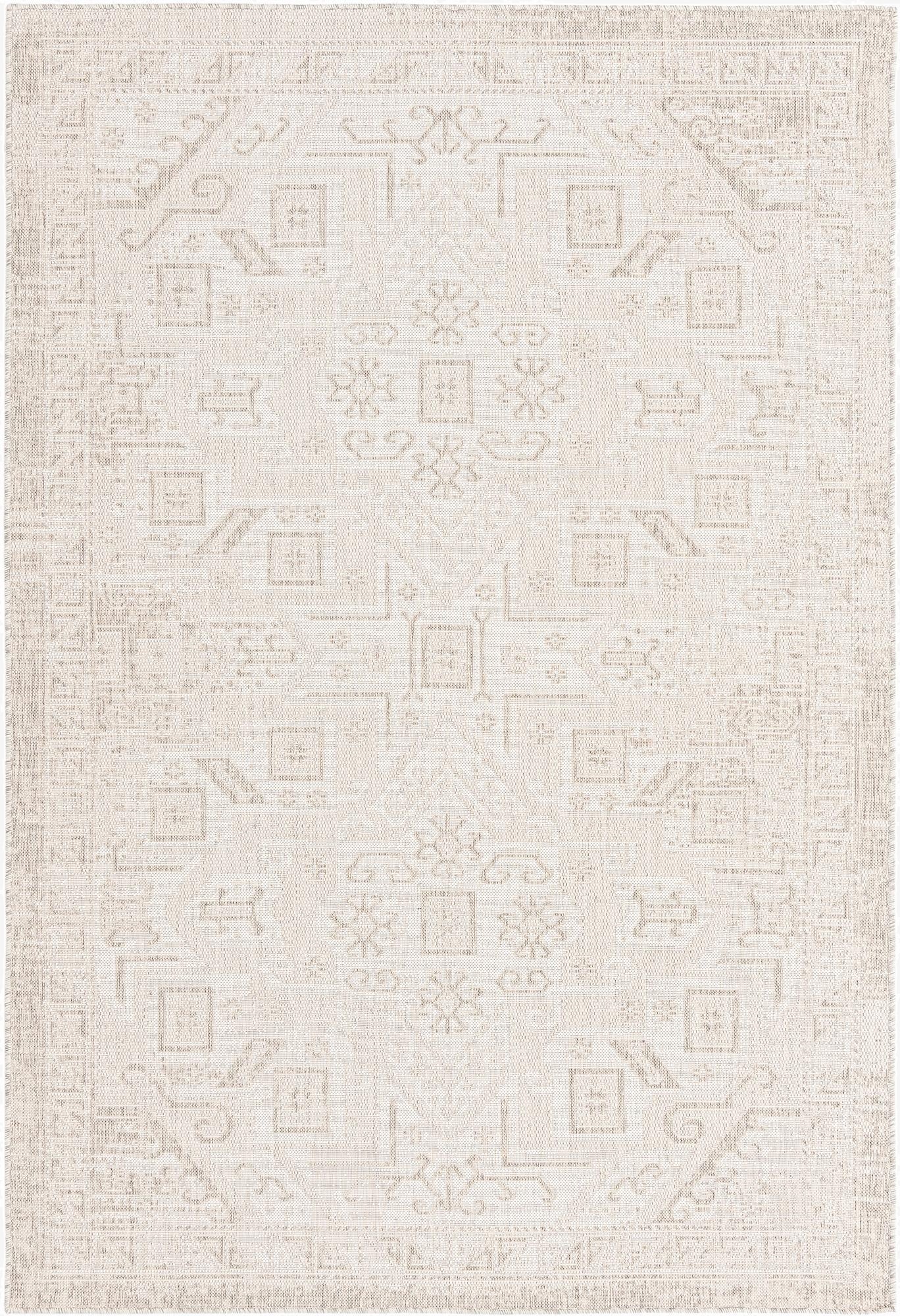 6' x 9'  Washable Aztec Indoor / Outdoor Rug