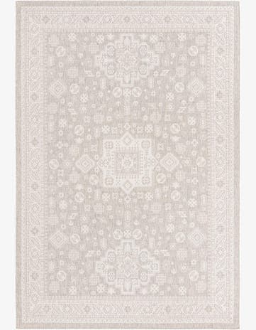10' x 14' Easy-Clean Aztec Indoor / Outdoor Rug