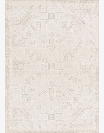 7' 10 x 11' Easy-Clean Aztec Indoor / Outdoor Rug