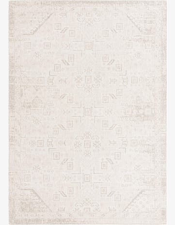 10' x 14' Easy-Clean Aztec Indoor / Outdoor Rug