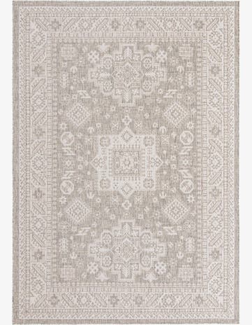 7' x 10' Easy-Clean Aztec Indoor / Outdoor Rug
