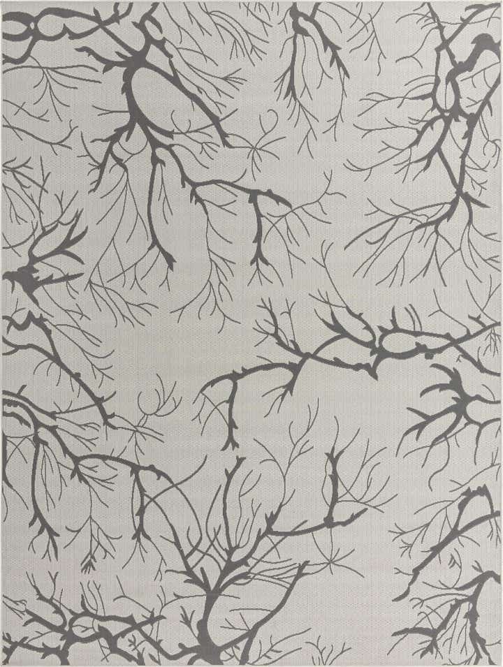 275cm x 370cm Easy-Clean Botanical Indoor / Outdoor Rug