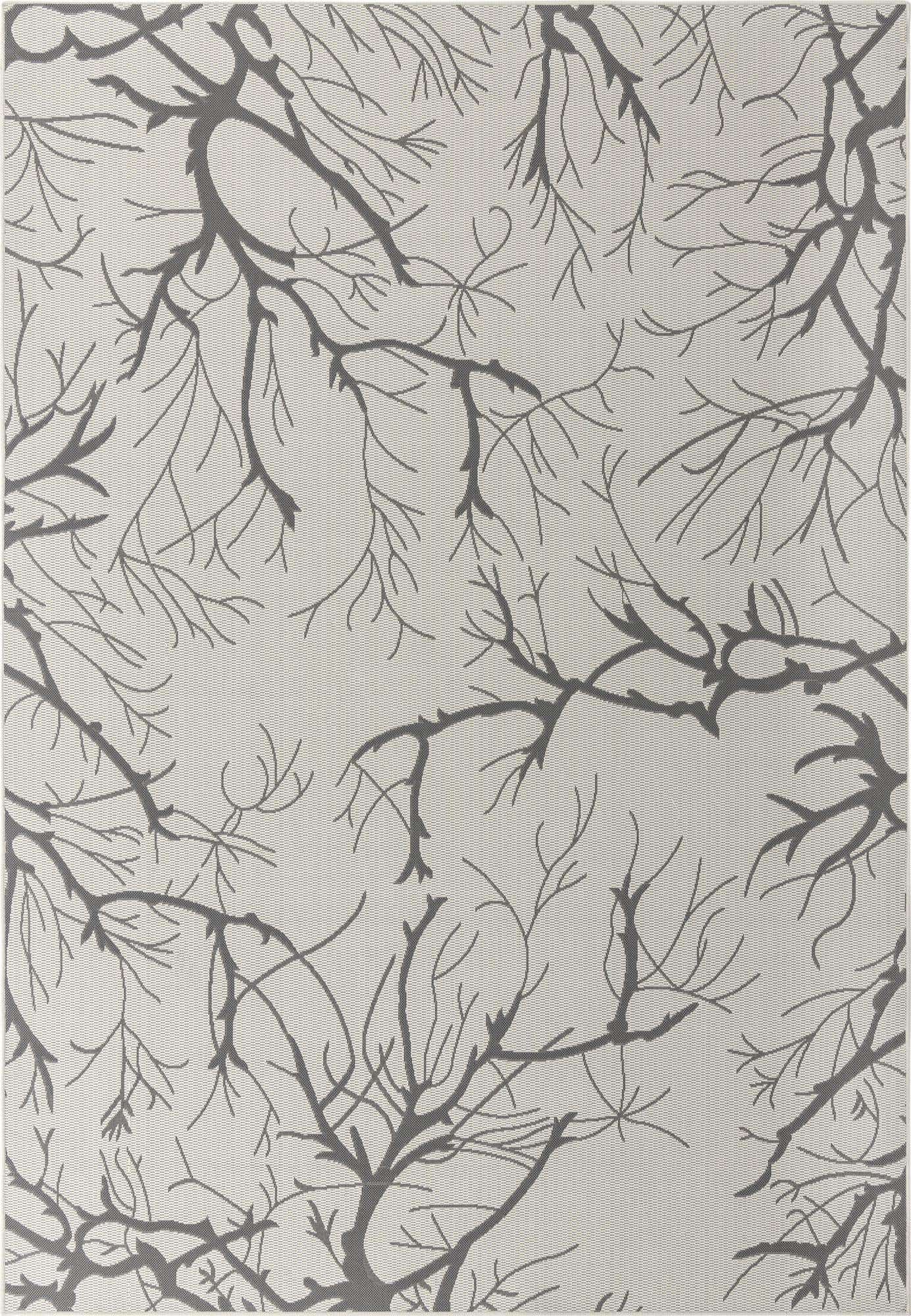 8' x 11' 4 Easy-Clean Botanical Indoor / Outdoor Rug