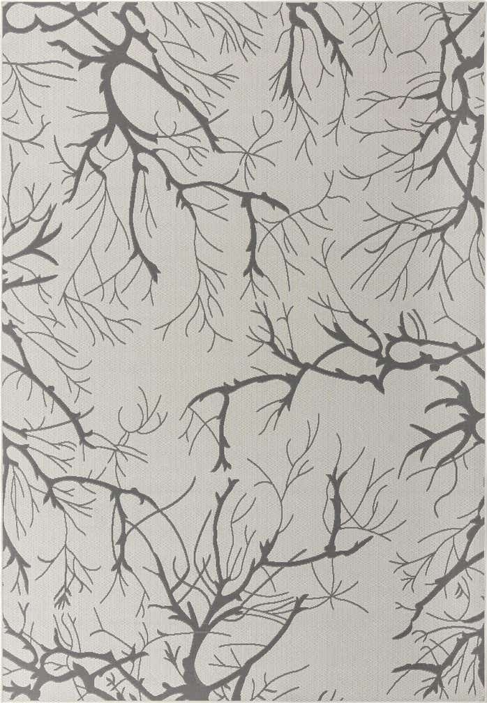 8' x 11' 4 Easy-Clean Botanical Indoor / Outdoor Rug