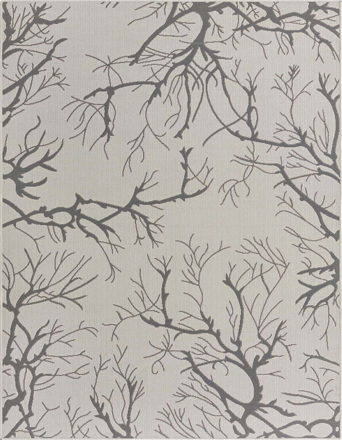 6' x 9' Easy-Clean Botanical Indoor / Outdoor Rug