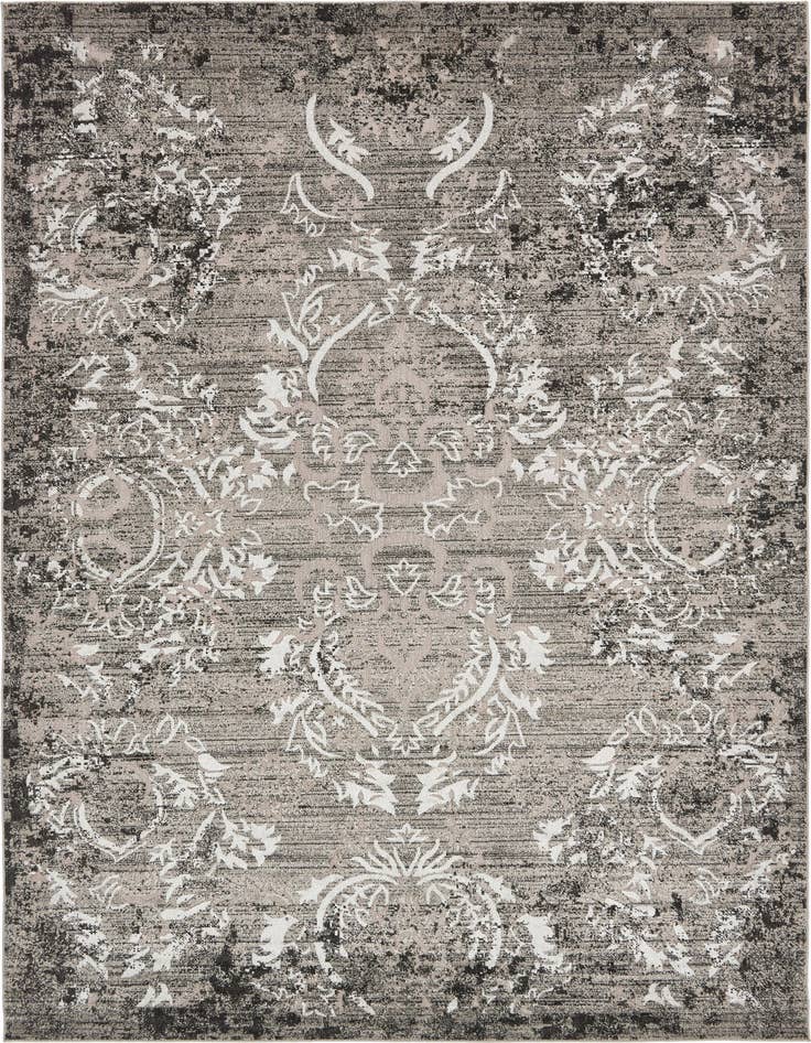 Detail image of 9' x 12' Easy-Clean Botanical Indoor / Outdoor Rug