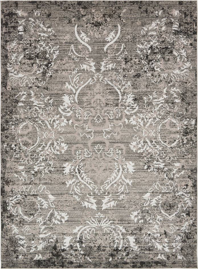 Detail image of 9' x 12' Easy-Clean Botanical Indoor / Outdoor Rug
