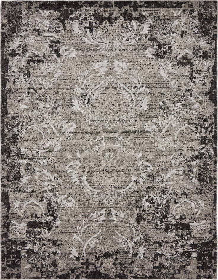 Detail image of 5' x 8' Easy-Clean Botanical Indoor / Outdoor Rug