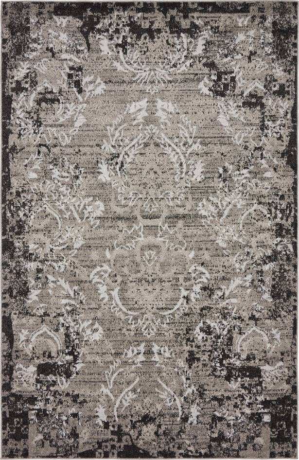 Detail image of 5' x 8' Easy-Clean Botanical Indoor / Outdoor Rug