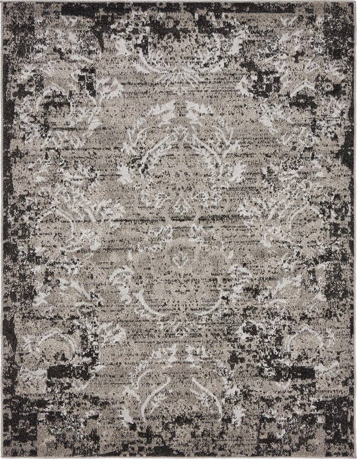 Detail image of 4' x 6' Easy-Clean Botanical Indoor / Outdoor Rug