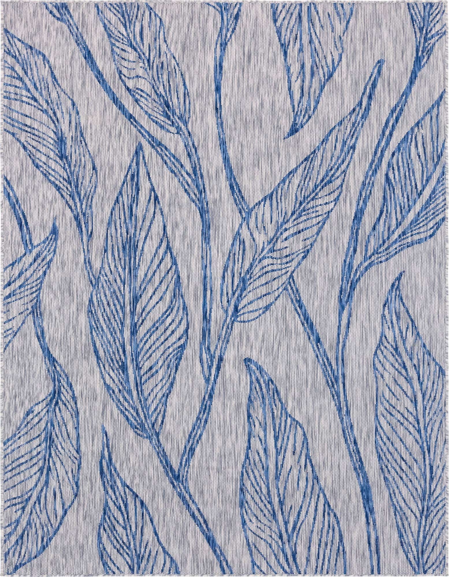 6' x 9' Easy-Clean Botanical Indoor / Outdoor Rug