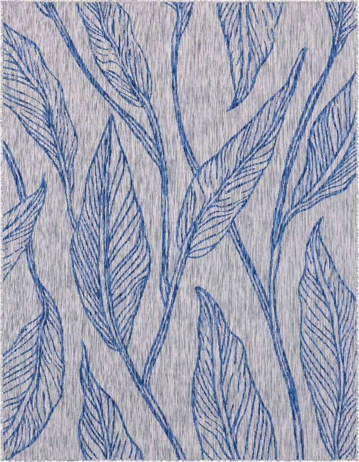 Detail image of 6' x 9' Easy-Clean Botanical Indoor / Outdoor Rug