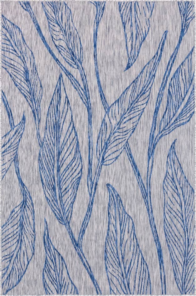 Detail image of 6' x 9' Easy-Clean Botanical Indoor / Outdoor Rug